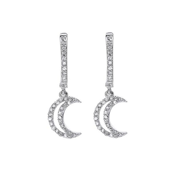 14Kt White Gold Diamond 1/4Ctw Earring