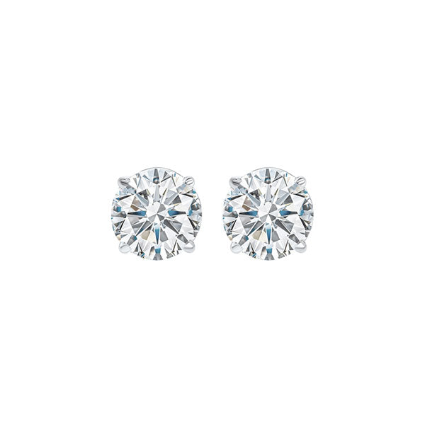 14Kt White Gold Diamond 1/2Ctw Earring