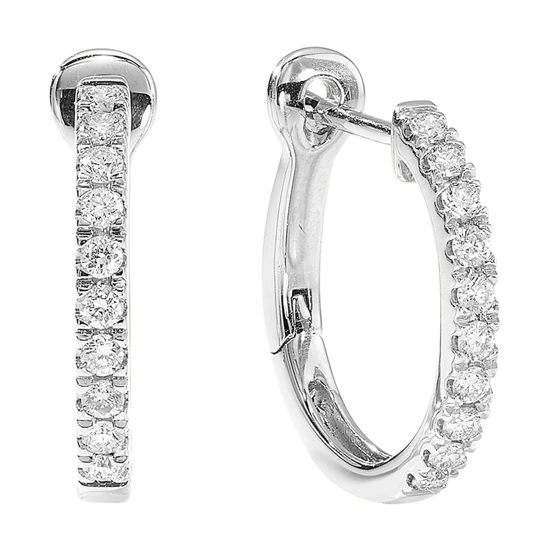 14Kt White Gold Diamond 1/5Ctw Earring