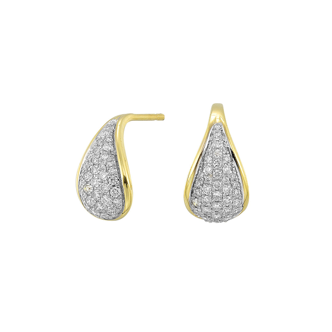 14Kt Yellow Gold Diamond 1/2Ctw Earring