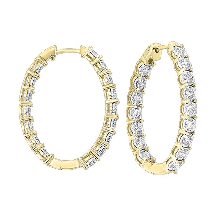 14Kt Yellow Gold Diamond 1/2Ctw Earring