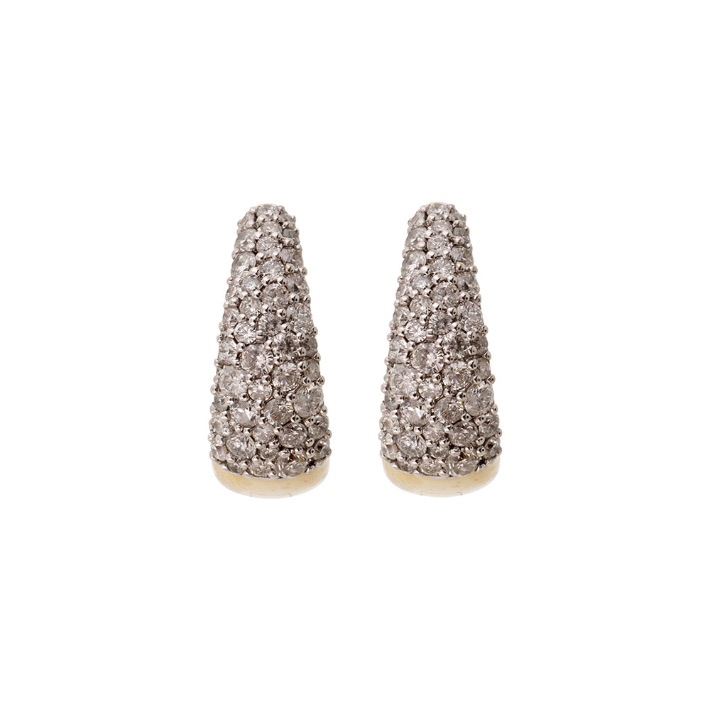 14Kt Yellow Gold Diamond 3/4Ctw Earring