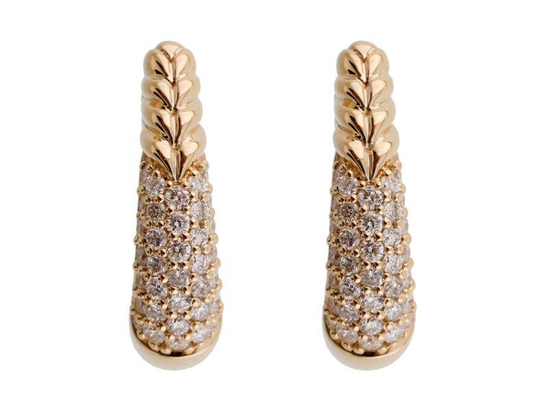14Kt Yellow Gold Diamond 1/2Ctw Earring