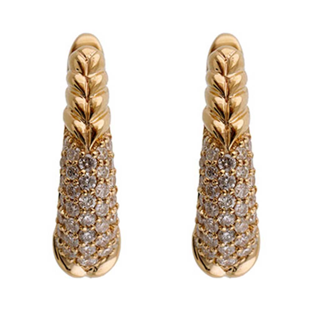 14Kt Yellow Gold Diamond 1/2Ctw Earring