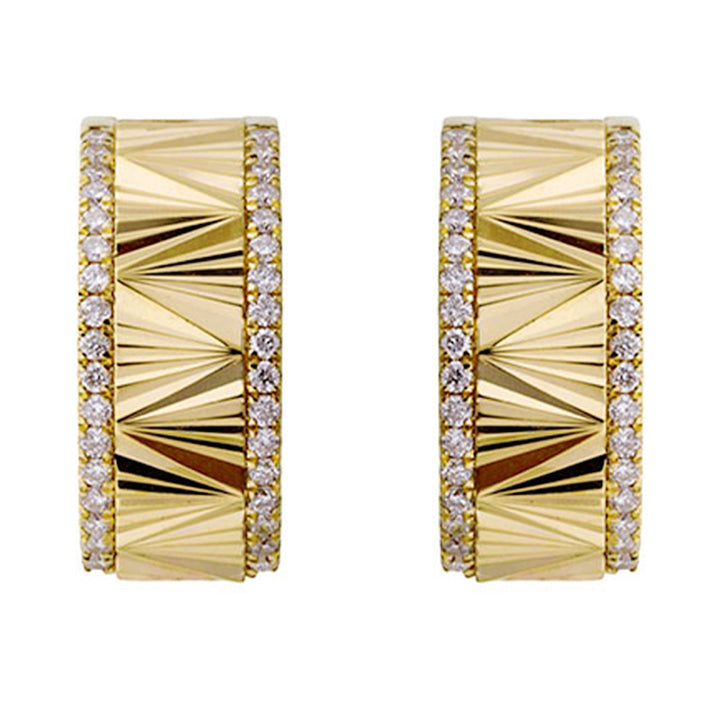 14Kt Yellow Gold Diamond 1/3Ctw Earring