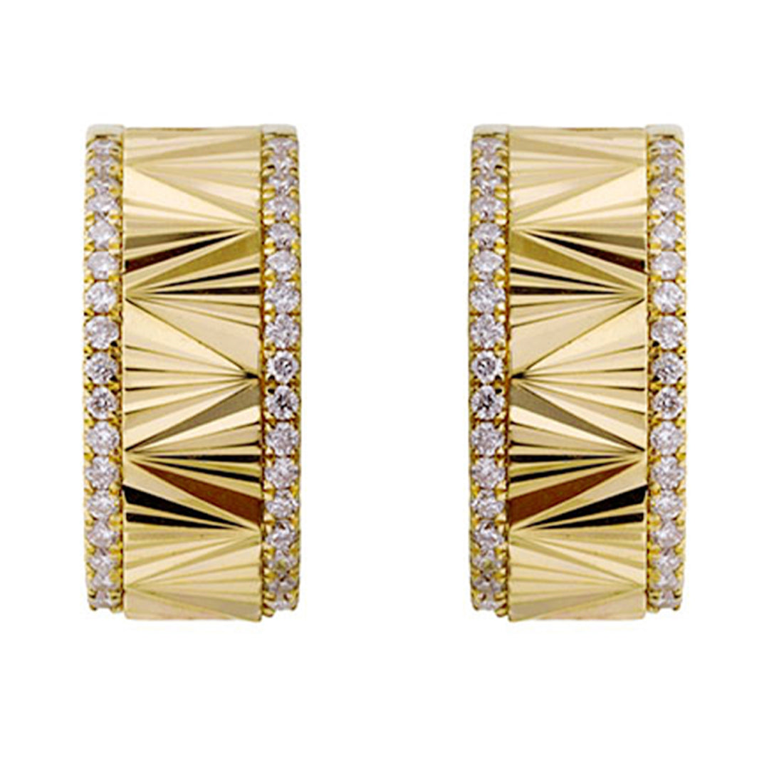 14Kt Yellow Gold Diamond 1/3Ctw Earring