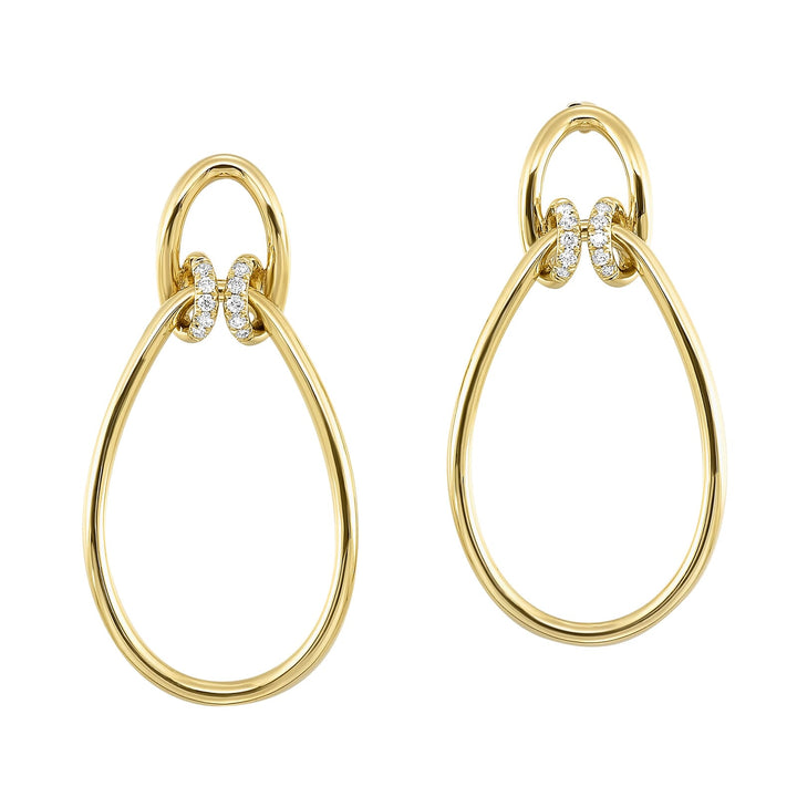 10Kt Yellow Gold Diamond 1/10Ctw Earring