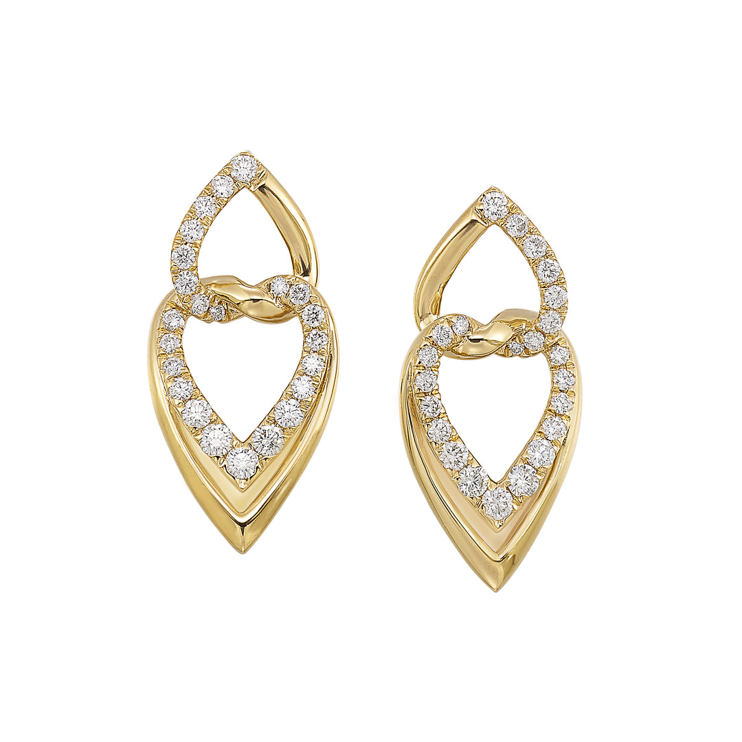 14Kt Yellow Gold Diamond 1/2Ctw Earring