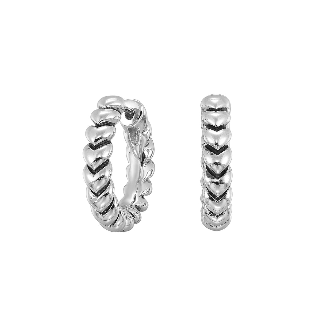 Gold Silver White Earring