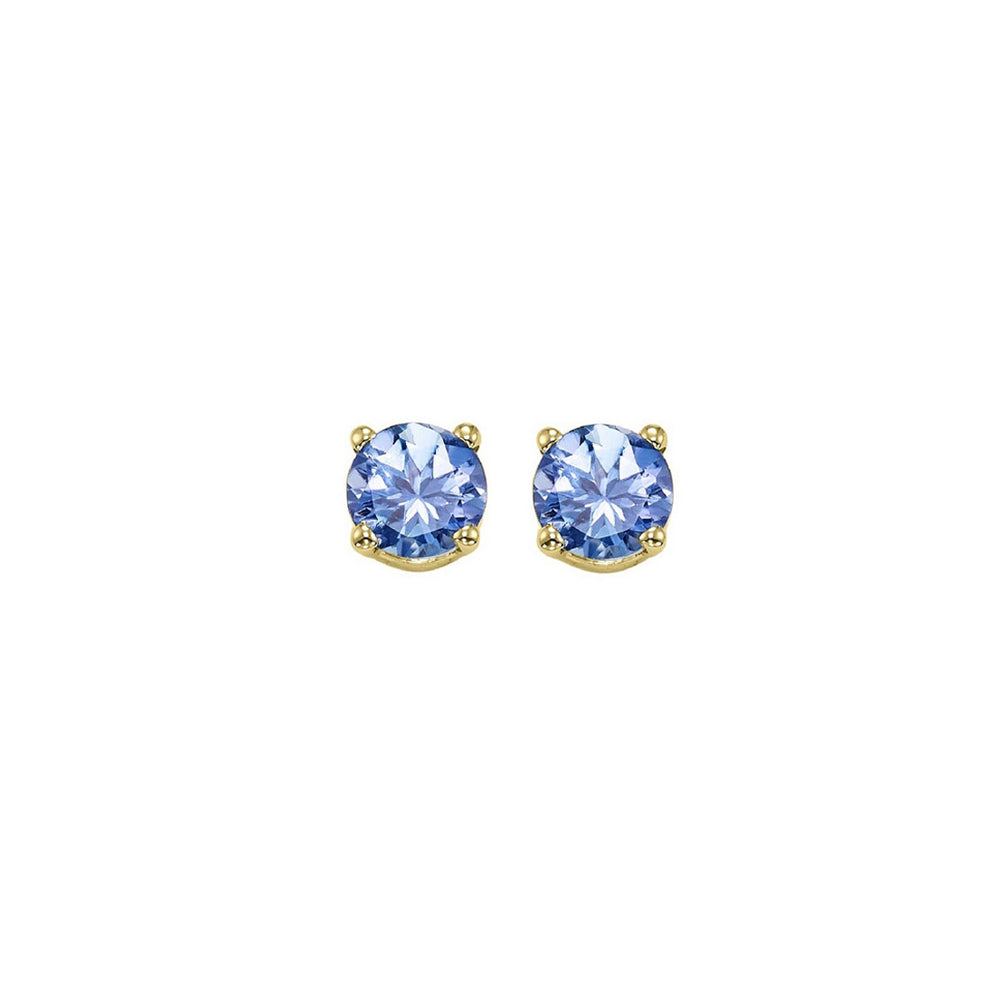 14Kt Yellow Gold Tanzanite 3/4Ctw Earring