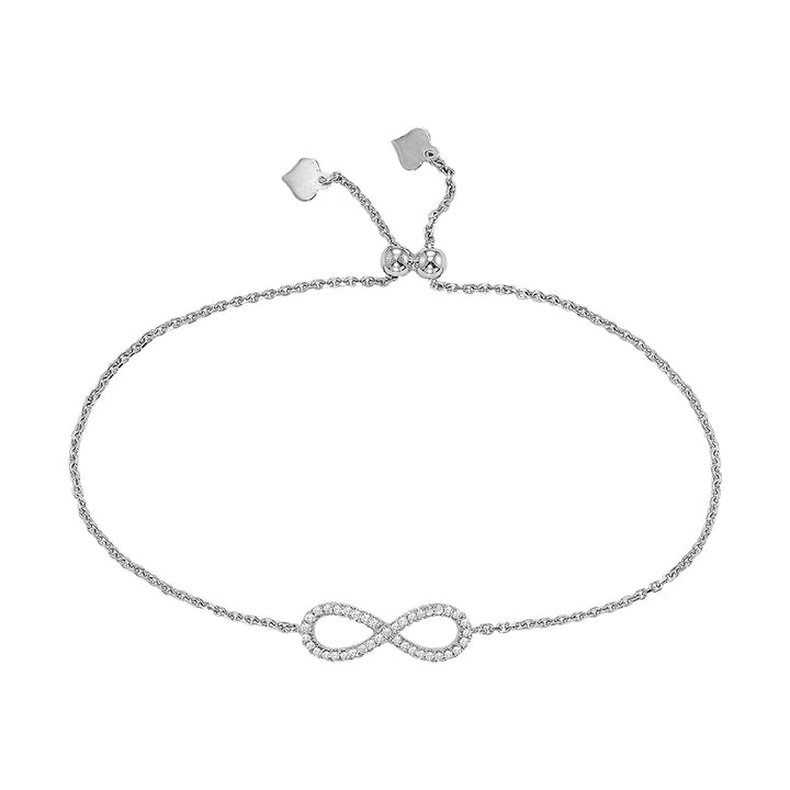 Silver White Bracelet