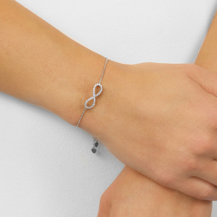 Silver White Bracelet