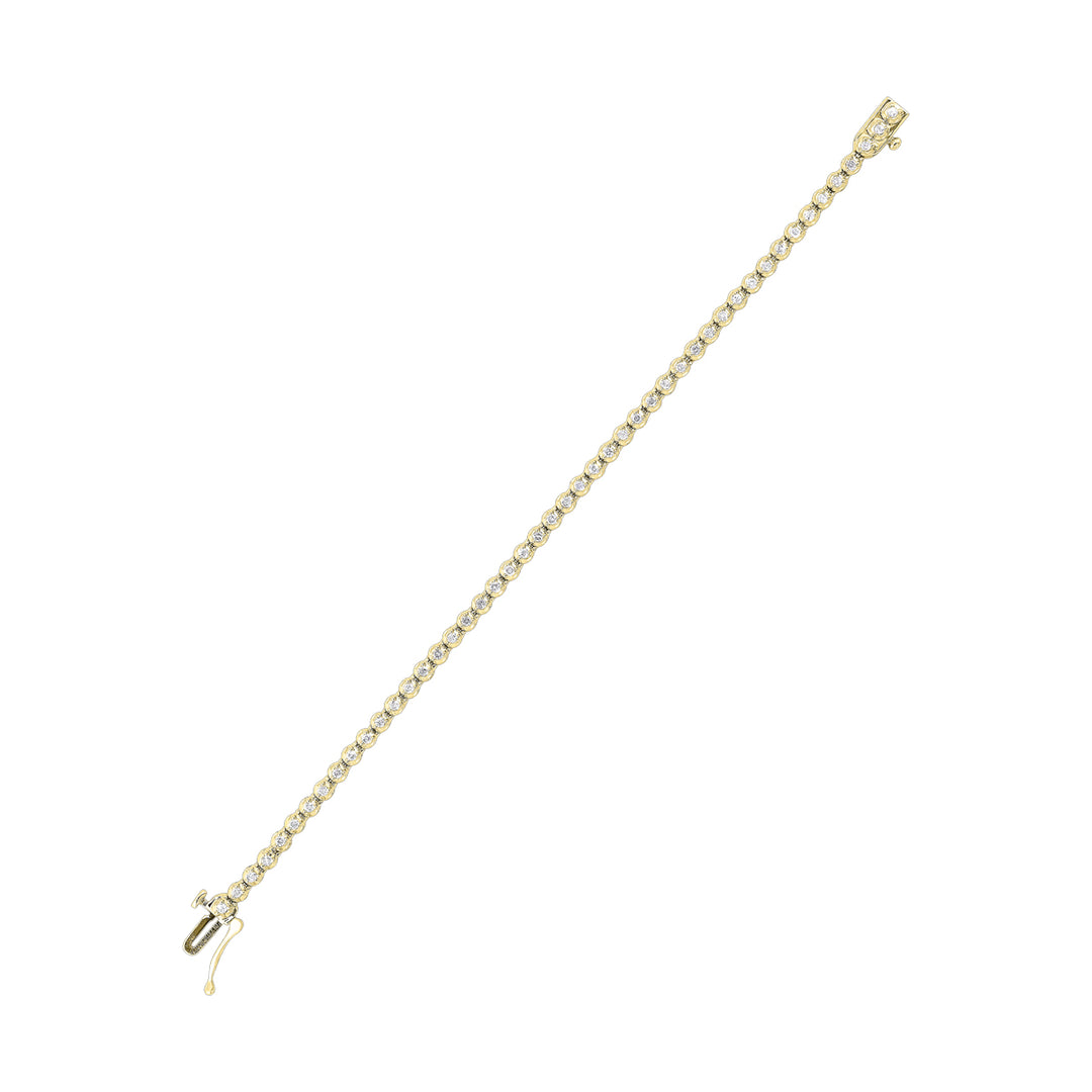 14Kt Yellow Gold Diamond 4Ctw Bracelet