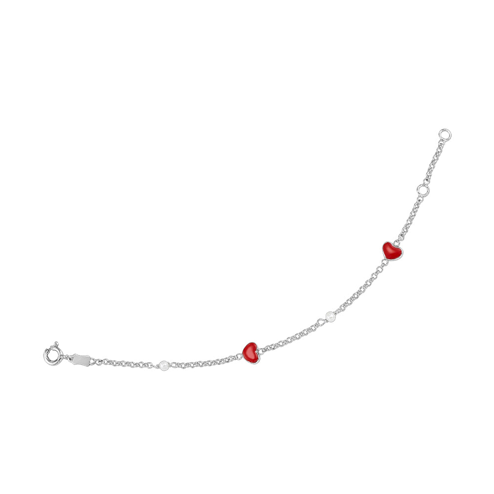 Silver White Bracelet