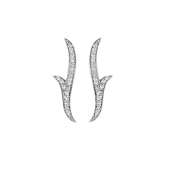 Silver Diamond 1/5Ctw Earring