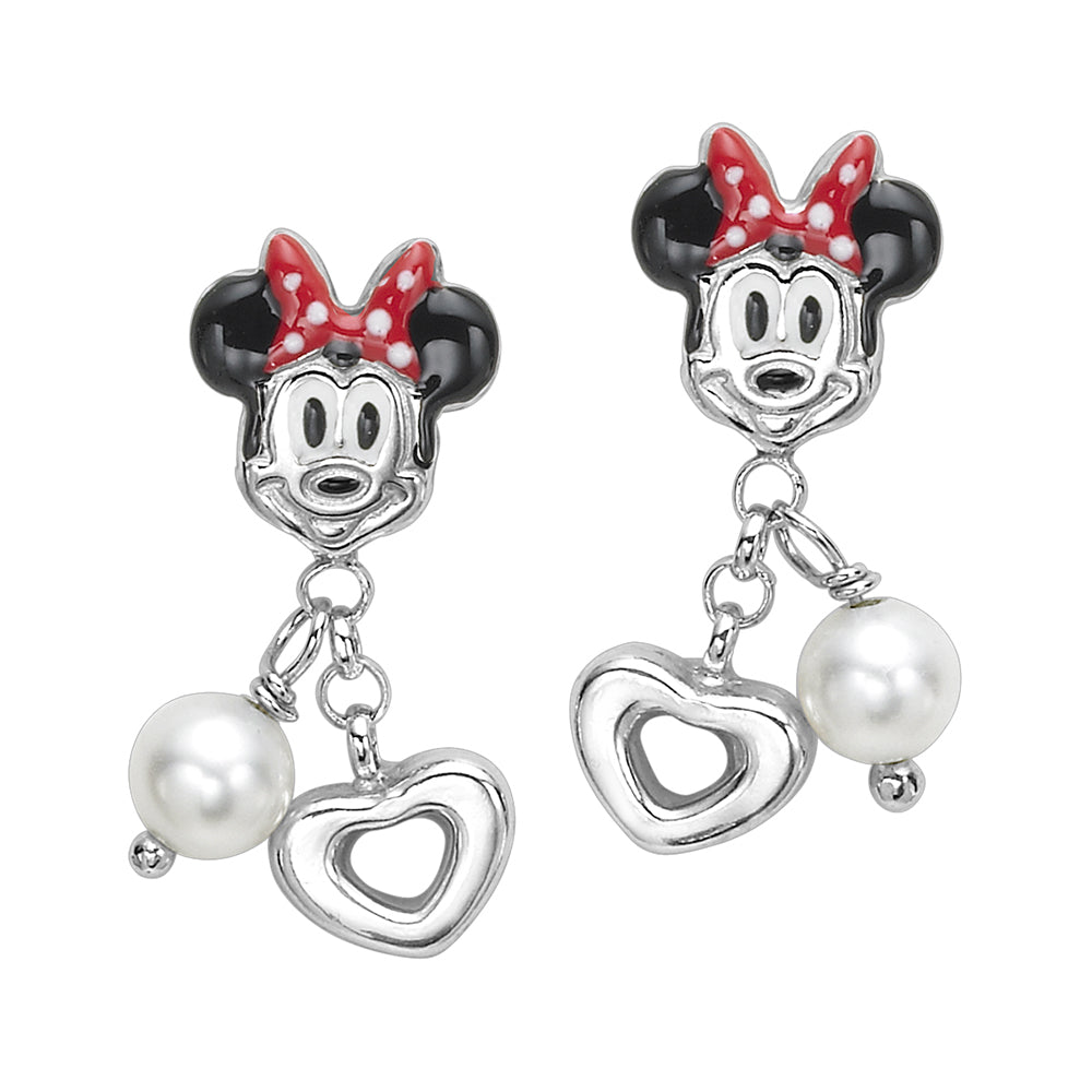 Silver White Earring