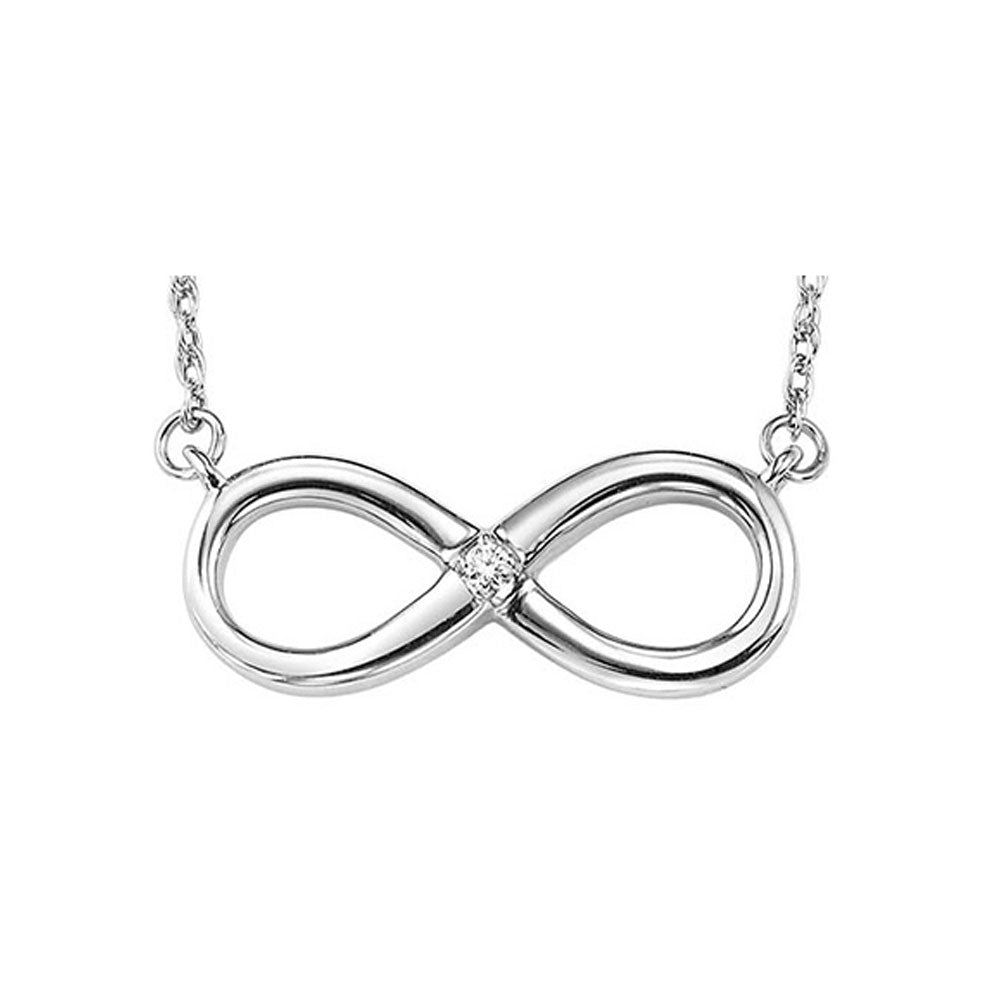 Silver Diamond 1/10Ctw Pendant
