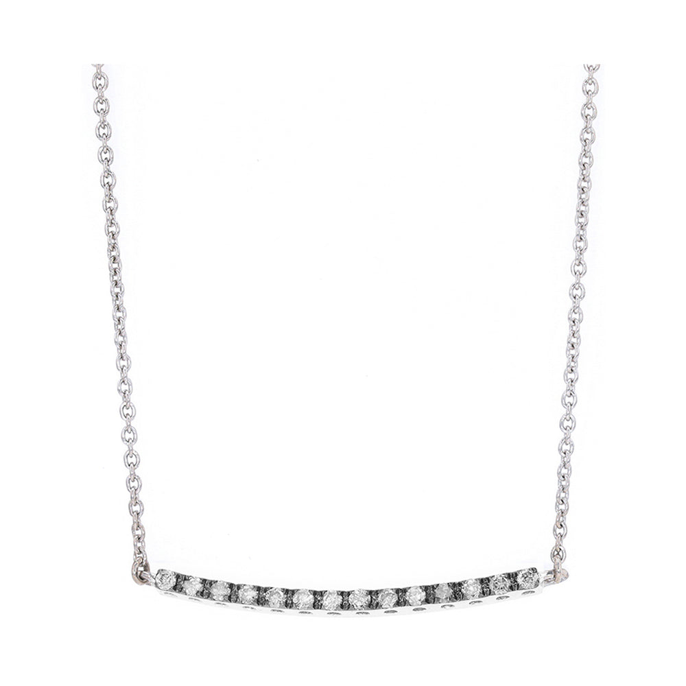 Silver Diamond 1/4Ctw Pendant