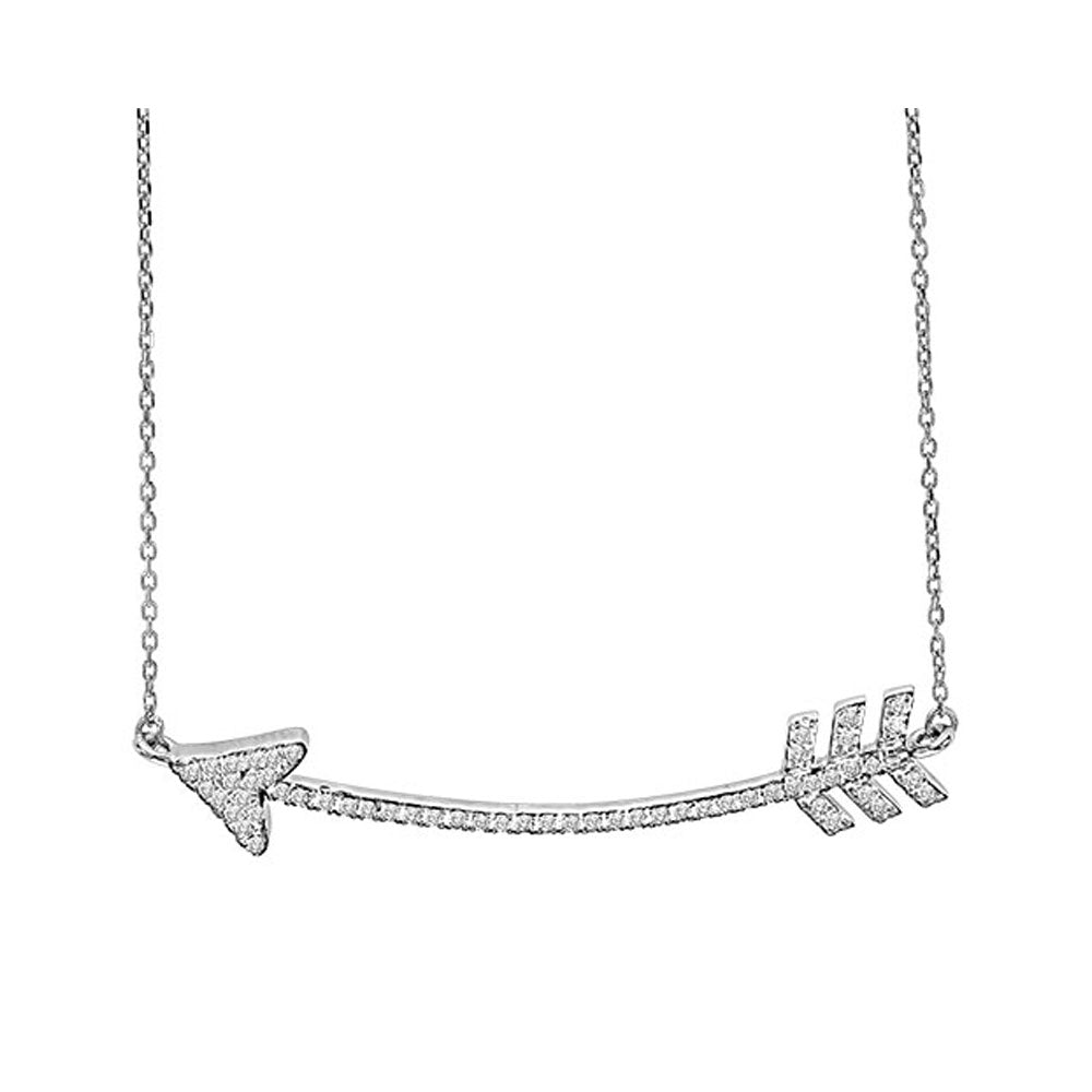 Silver Diamond 1/4Ctw Pendant