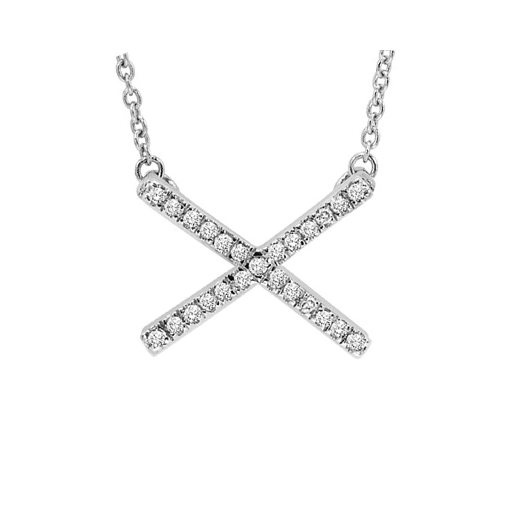 Silver Diamond 1/6Ctw Pendant