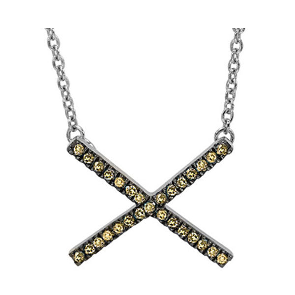 Silver Diamond 1/6Ctw Pendant
