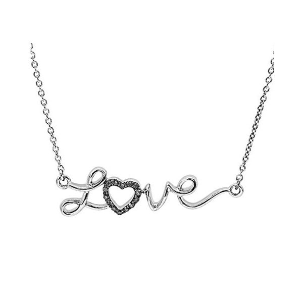 Silver Diamond 1/20Ctw Pendant