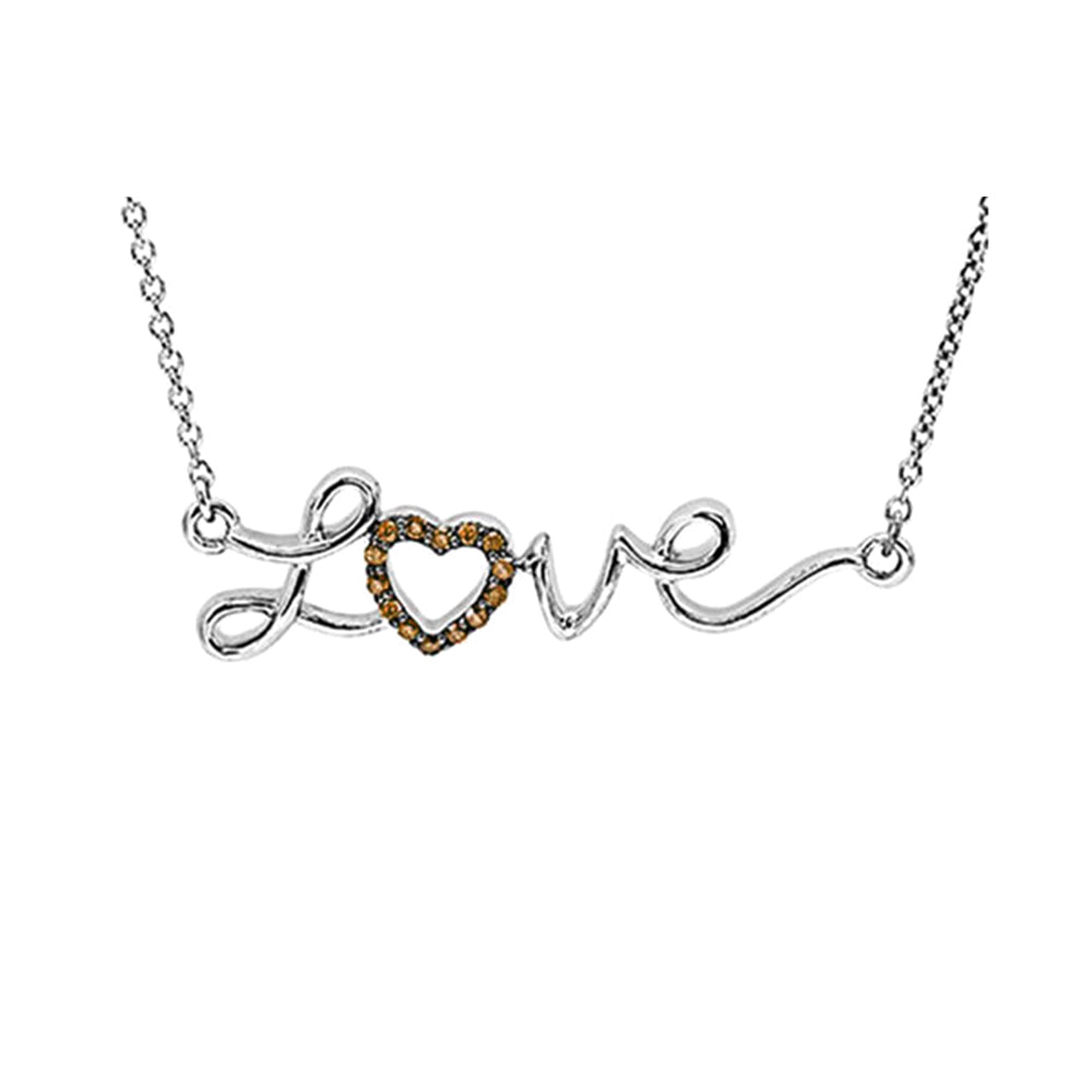 Silver Diamond 1/20Ctw Pendant