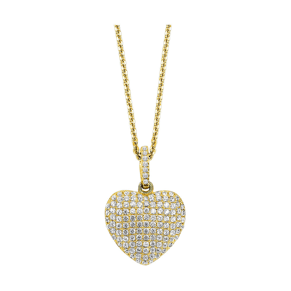Silver Yellow Pendant