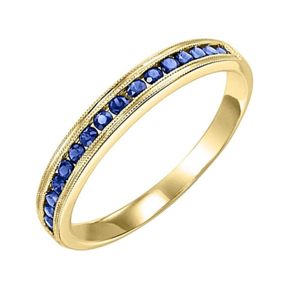 10Kt Yellow Gold Sapphire 1/3Ctw Ring