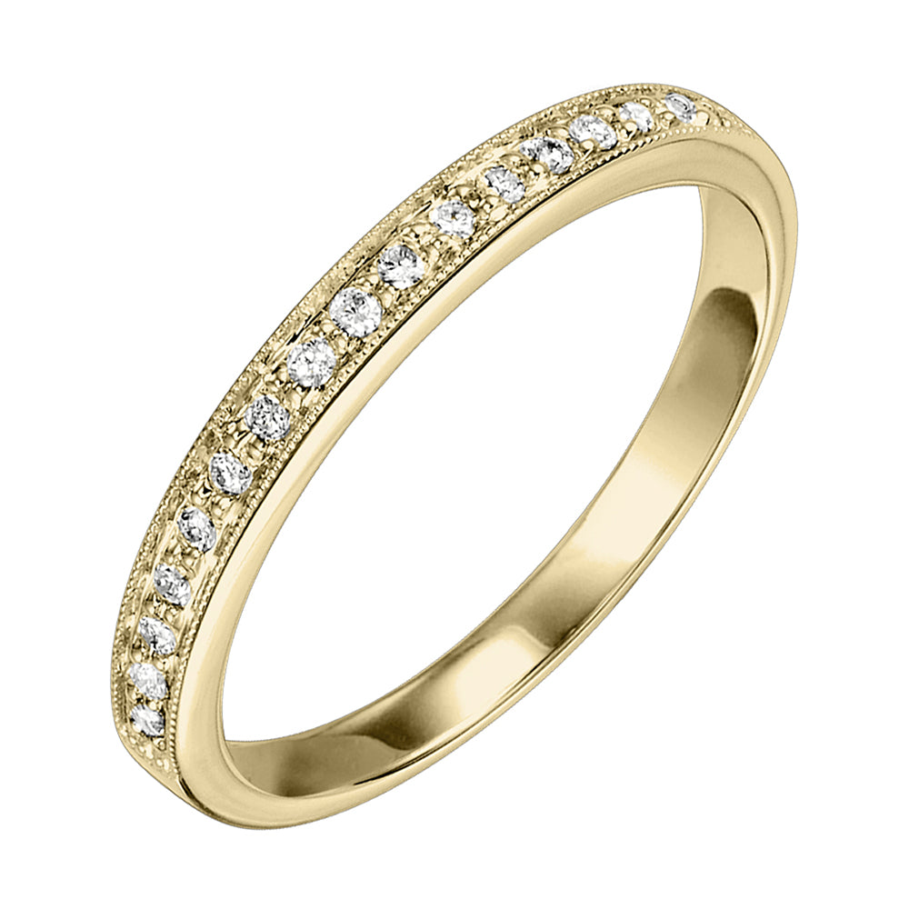 10Kt Yellow Gold Diamond 1/8Ctw Ring