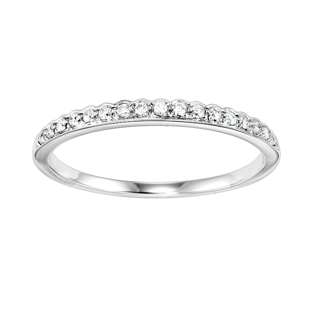 14Kt White Gold Diamond 1/8Ctw Ring