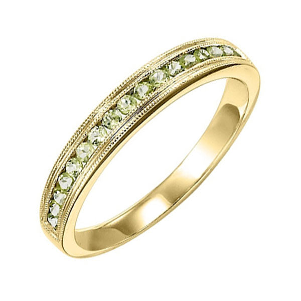 14Kt Yellow Gold Peridot 1/3Ctw Ring