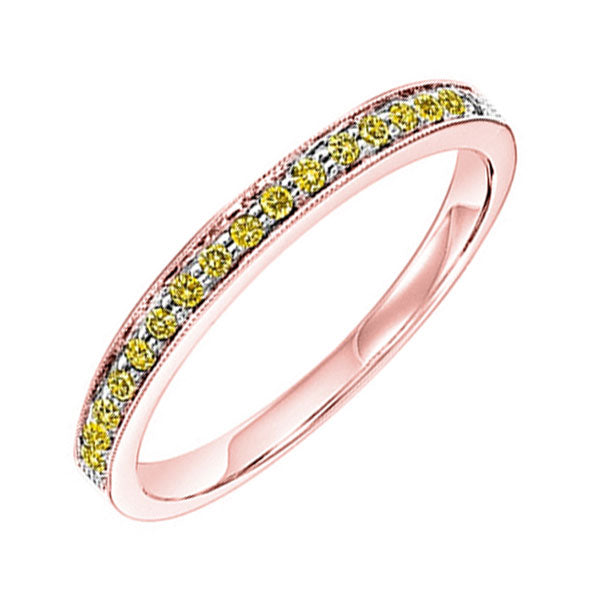 14Kt Rose Gold Diamond 1/7Ctw Ring