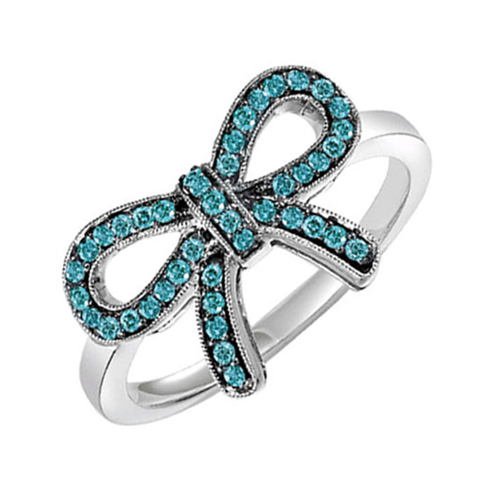 Silver Diamond 1/4Ctw Ring