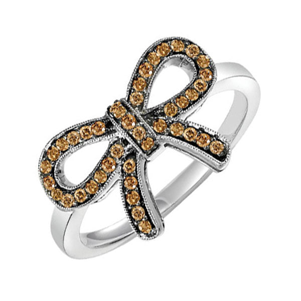 Silver Diamond 1/4Ctw Ring