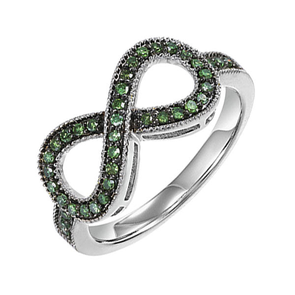 Silver Diamond 1/4Ctw Ring