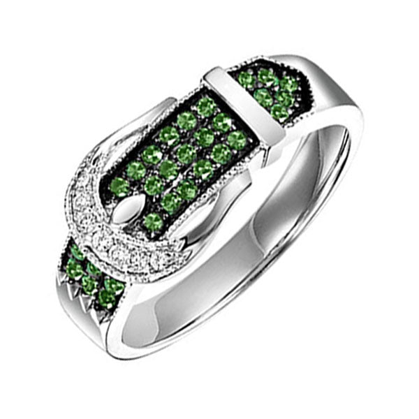 Silver Diamond 1/3Ctw Ring