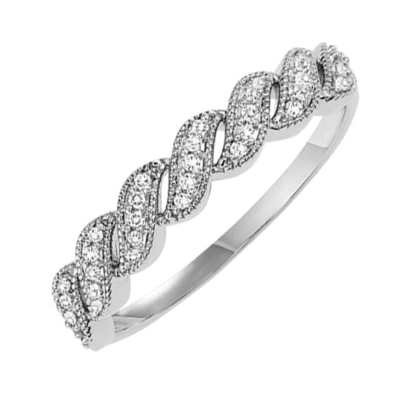 10Kt White Gold Diamond 1/10Ctw Ring