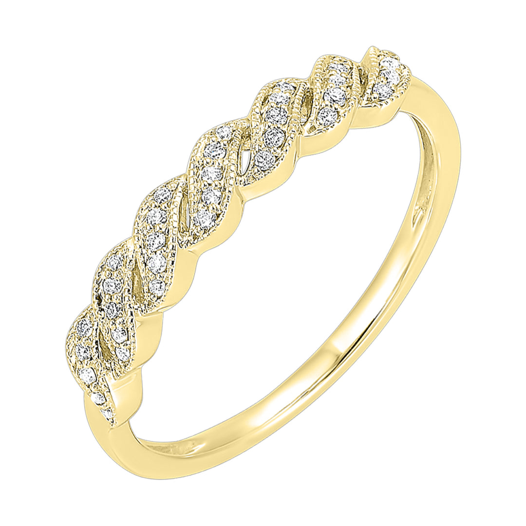 10Kt Yellow Gold Diamond 1/10Ctw Ring