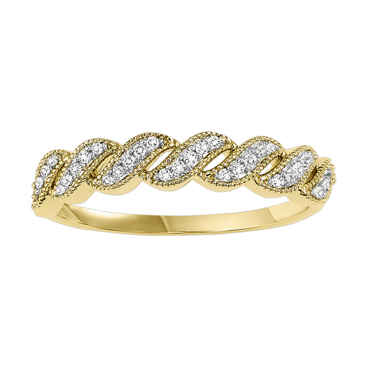 10Kt Yellow Gold Diamond 1/10Ctw Ring