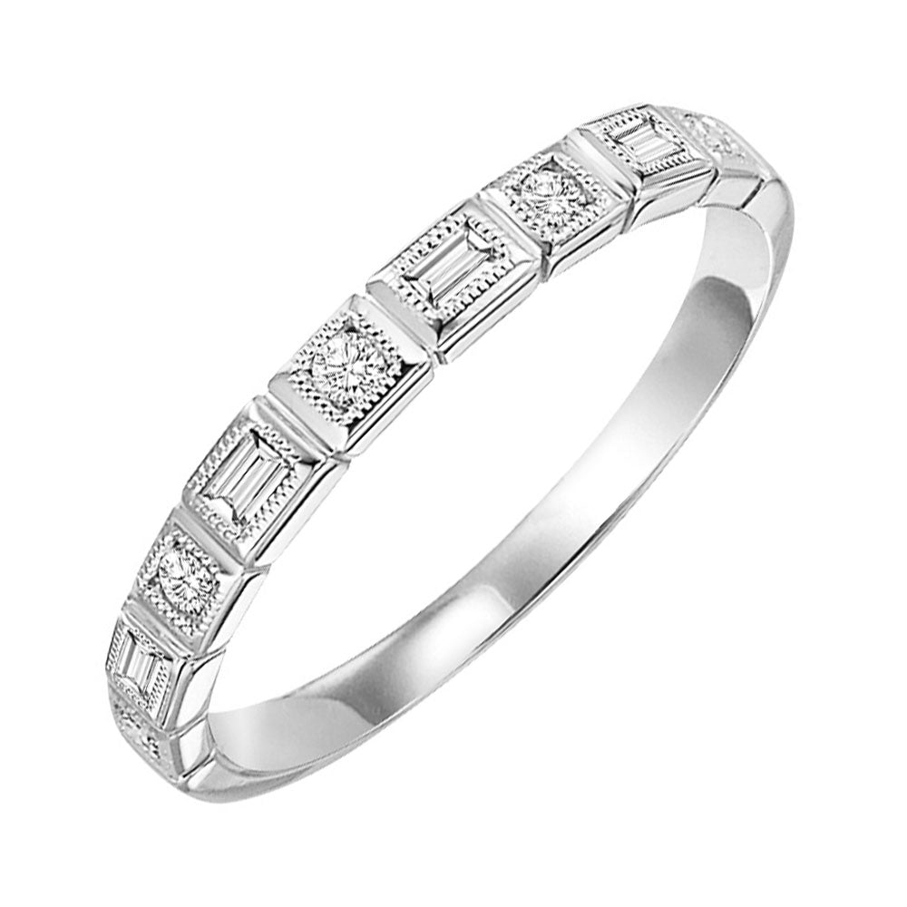 10Kt White Gold Diamond 1/6Ctw Ring