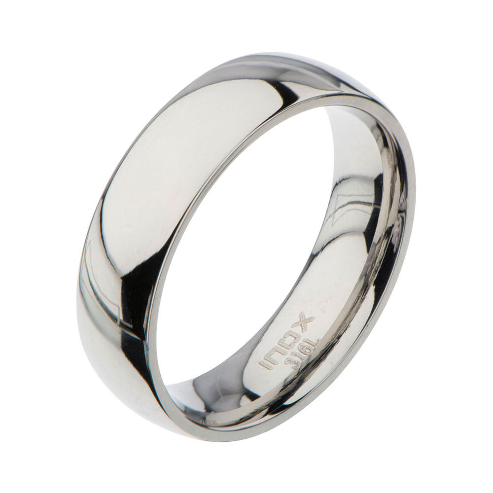 High Polished 6mm Classic Wedding Band