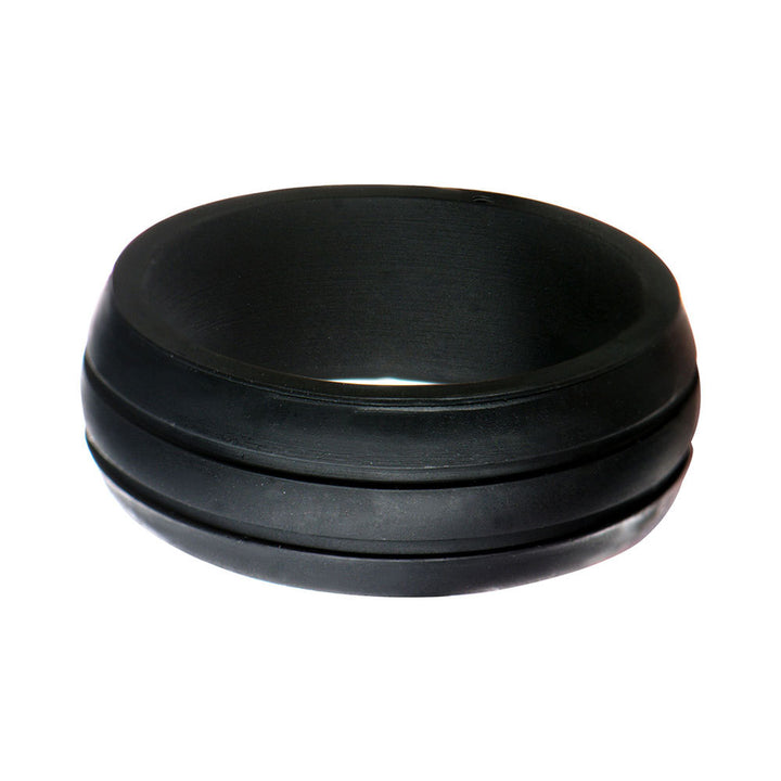 Mens Silicone Safety Bands for Active Lifestyles in Black