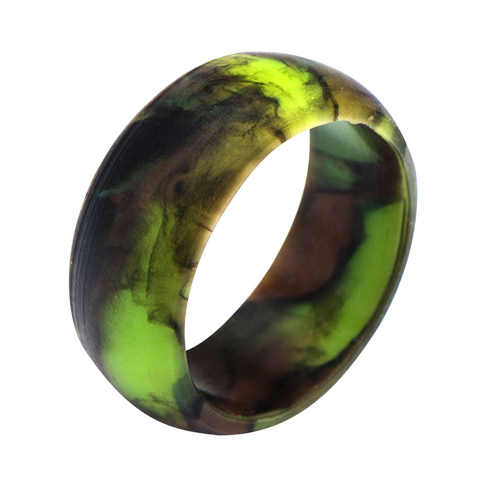 Mens Silicone Safety Bands for Active Lifestyles in Camo