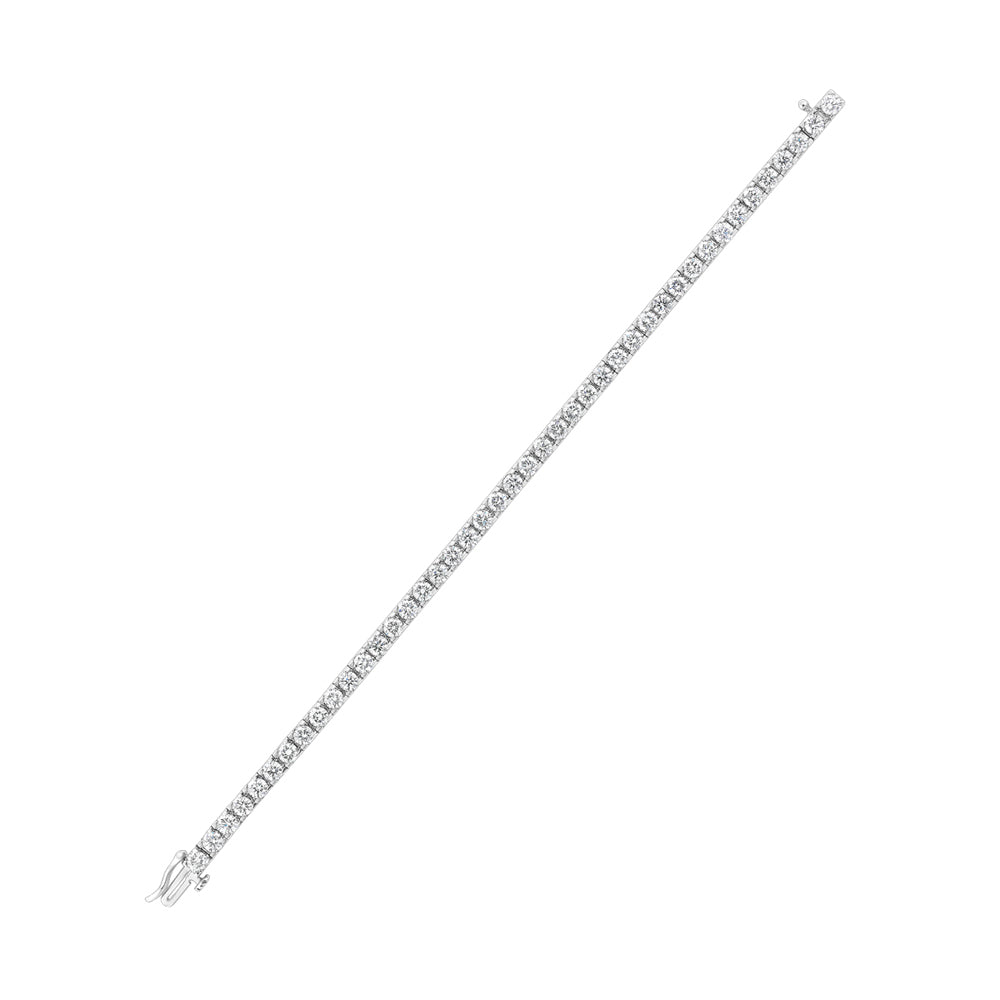 14Kt White Gold Diamond 7Ctw Bracelet