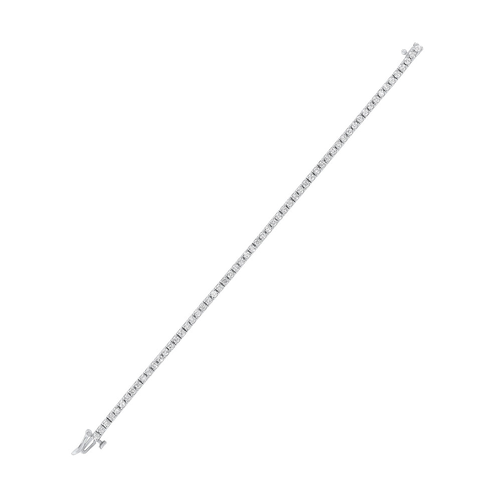 14Kt White Gold Diamond 2Ctw Bracelet