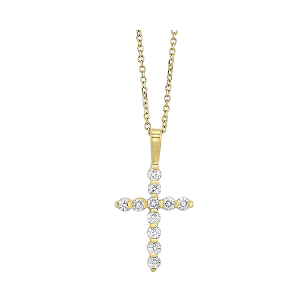 14Kt Yellow Gold Diamond 3/4Ctw Pendant