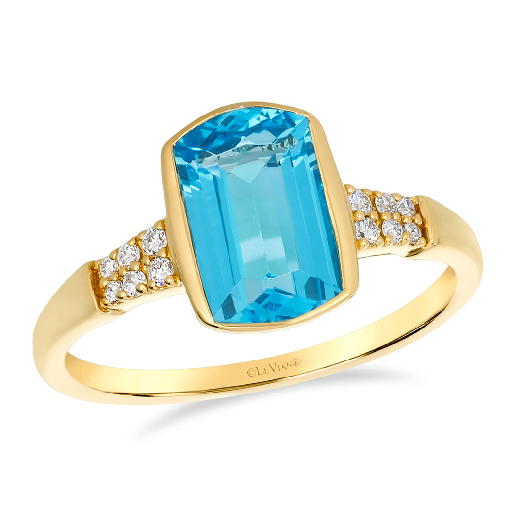 Honey Gold™Ocean Blue Topaz™RING