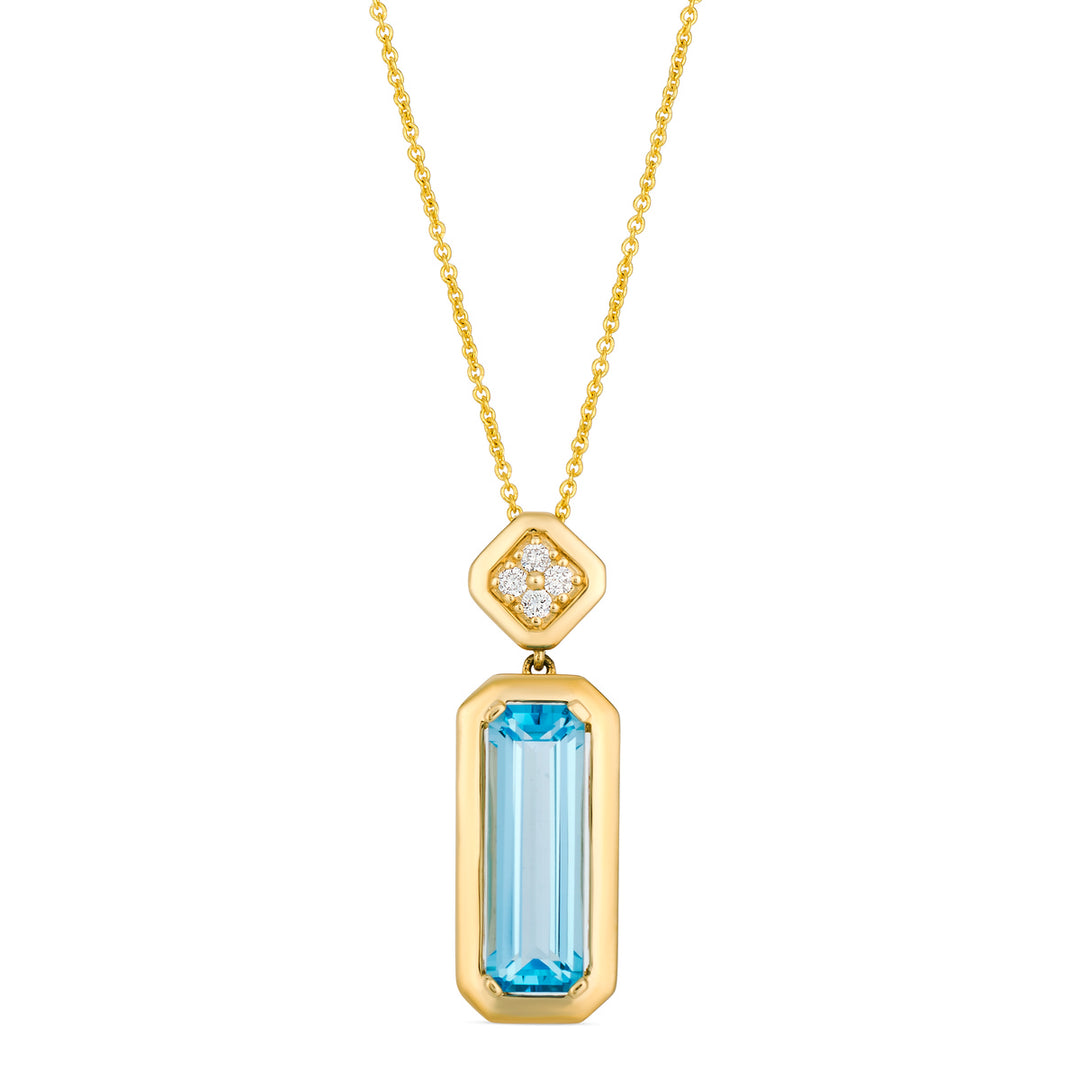 Honey Gold™Ocean Blue Topaz™PENDANT