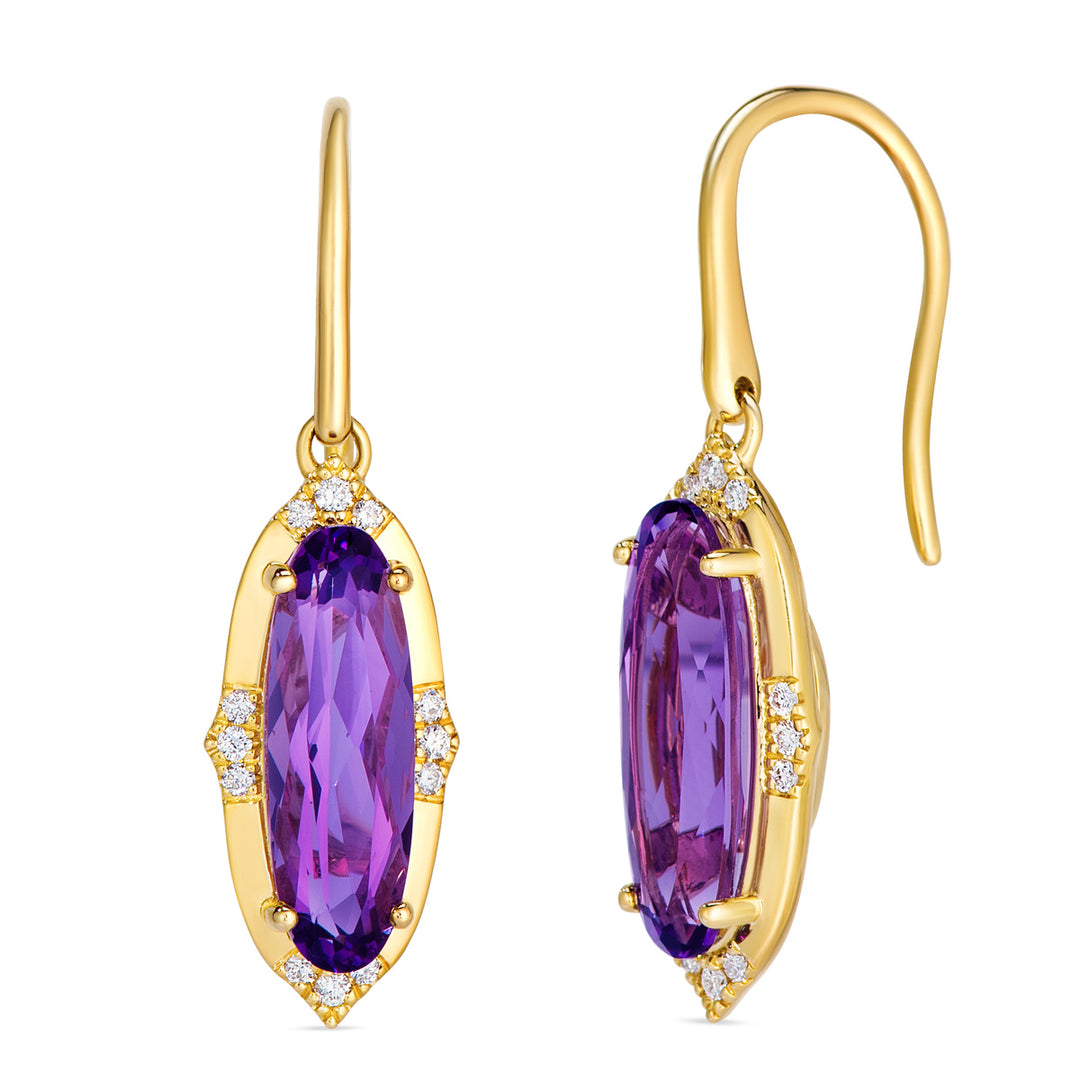 Honey Gold™Grape Amethyst™EARRINGS
